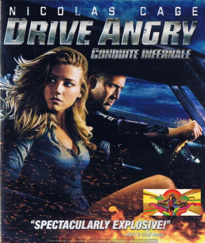 Drive Angry (Blu-ray, 2011) (Bilingual) Horror Nicolas Cage Amber Heard Thriller - Picture 1 of 3