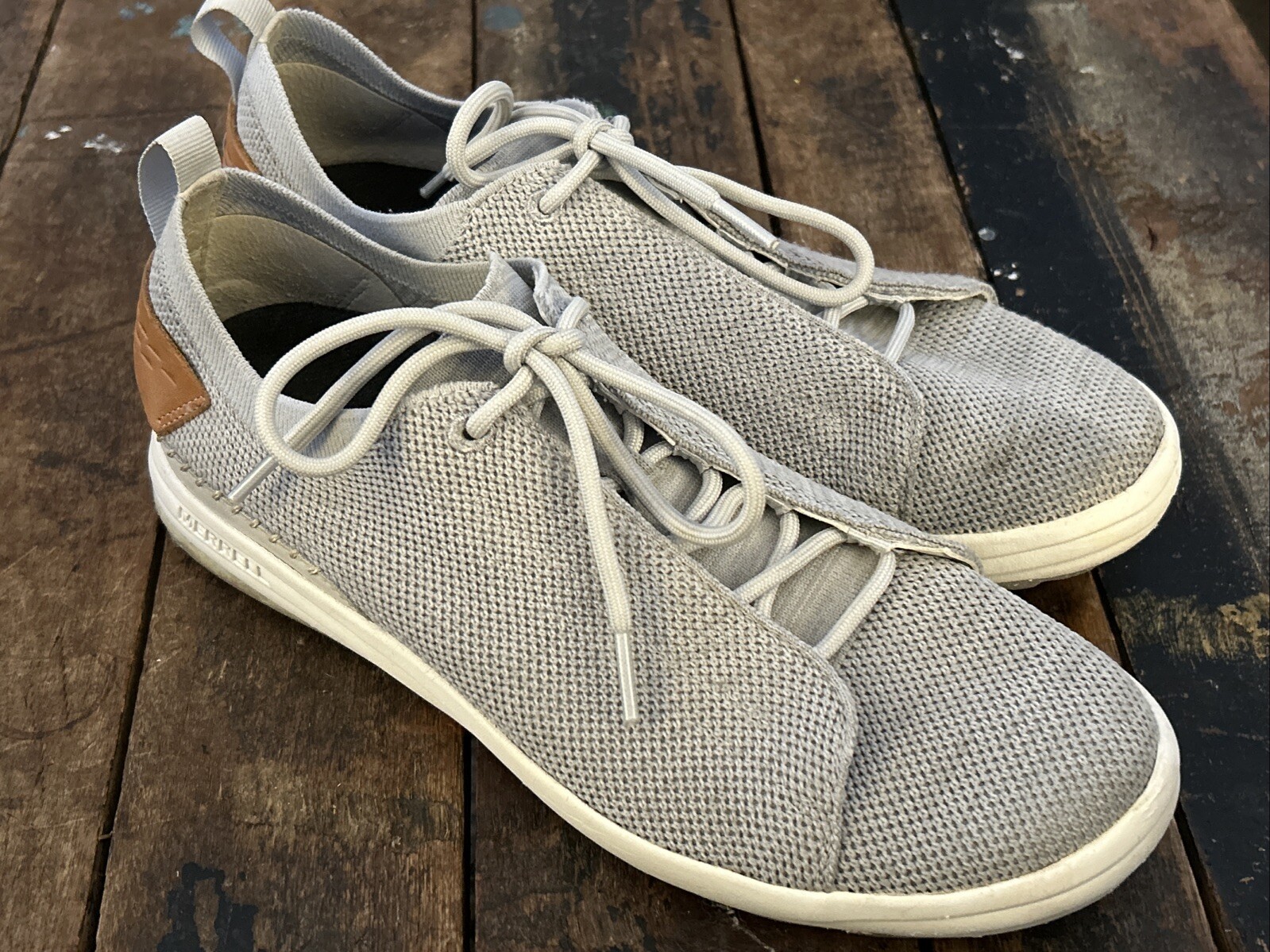 Scarpe sneakers Merrell Gridway grigio ghiacciaio casual Vibram donna taglia 10 J97594