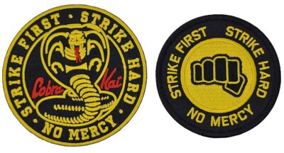 Cobra No Mercy Strike Hard Strike First Patch | 2PC HOOK BACKING  3.5'' -3''