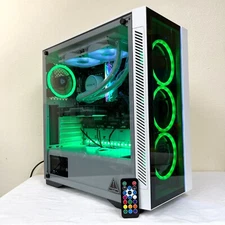 Gaming Computer Desktop PC Intel, GeForce GTX, Win 11, 16 Ram, 512 SSD, 3TB HDD