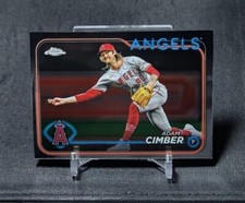 Adam Cimber 2024 Topps Chrome Update Series Baseball Card #USC145 LA Angels