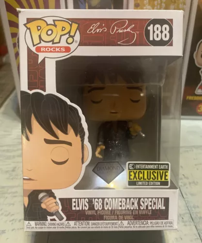 Funko Pop! Vinyl: Elvis Presley - Elvis '68 Comeback Special (Diamond Glitter) -