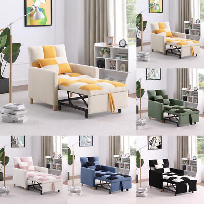 Convertible Sofa Bed Chair 3in1 Multi-Function Folding Recliner Sleeper Sofa US