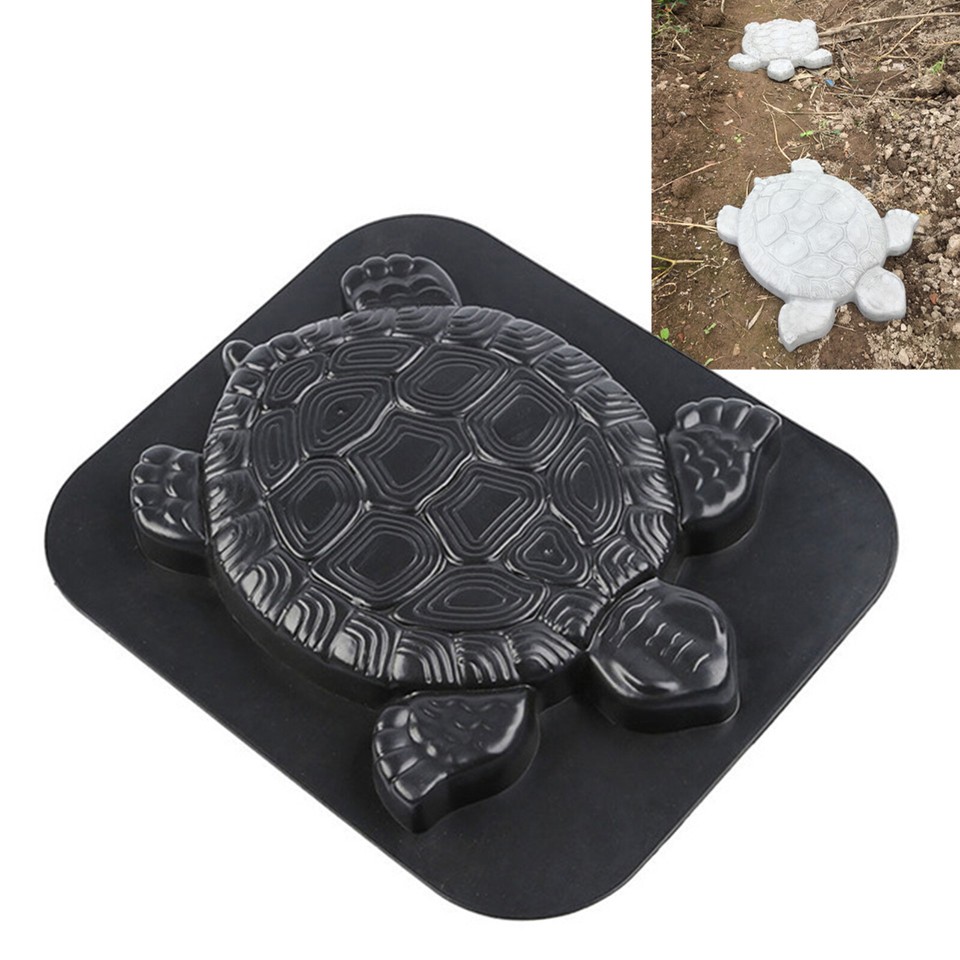 DIY Turtle Concrete Plaster Mold Stepping Stone Cement Mould Tortoise