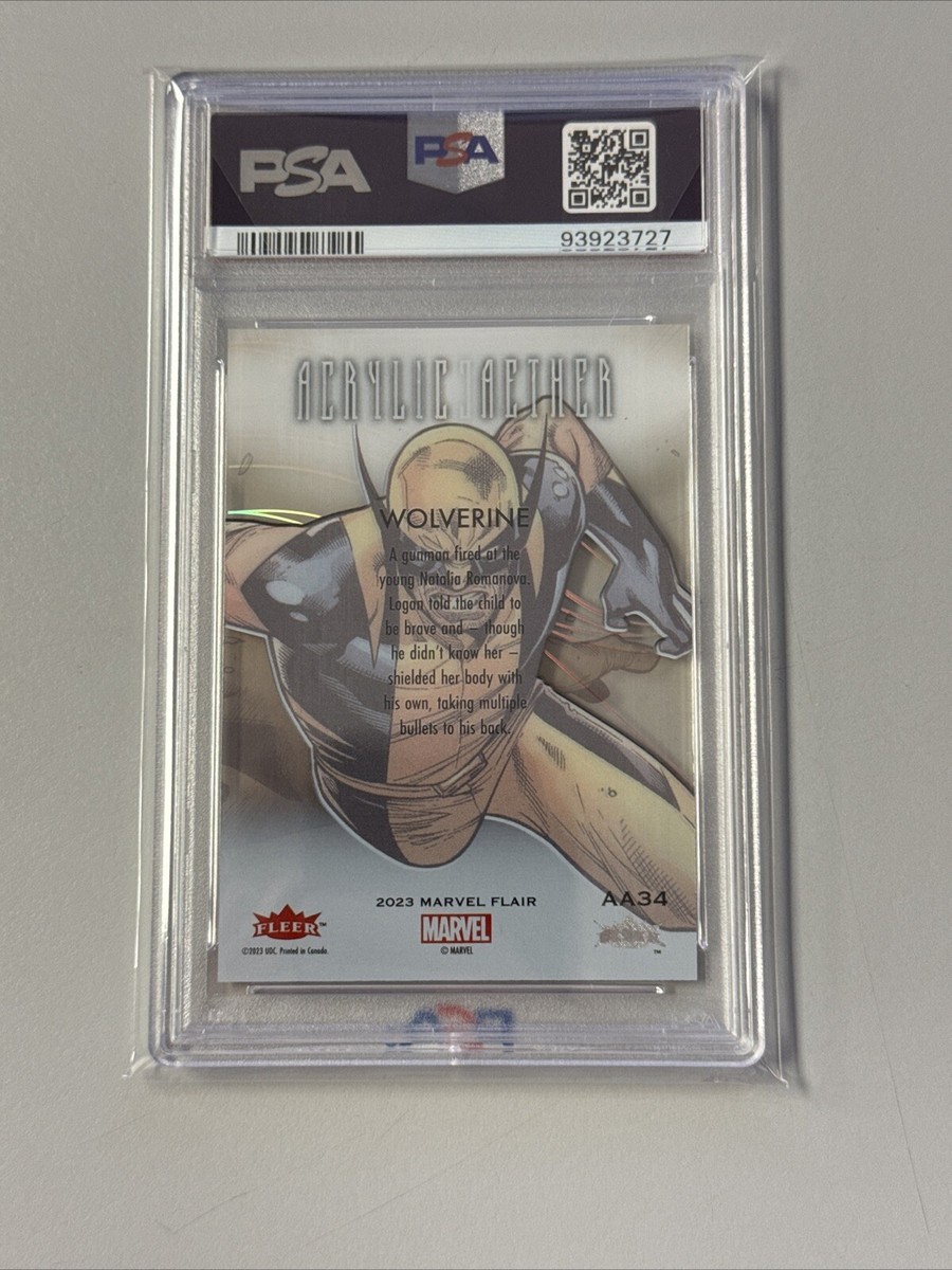 2024 Flair Marvel Wolverine Acrylic Arther Psa 10 | eBay