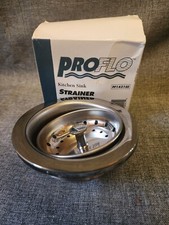 ProFlo PF1431SS 3 1/2   88.9mm Stainless Steel Threaded Body Basket Strainer