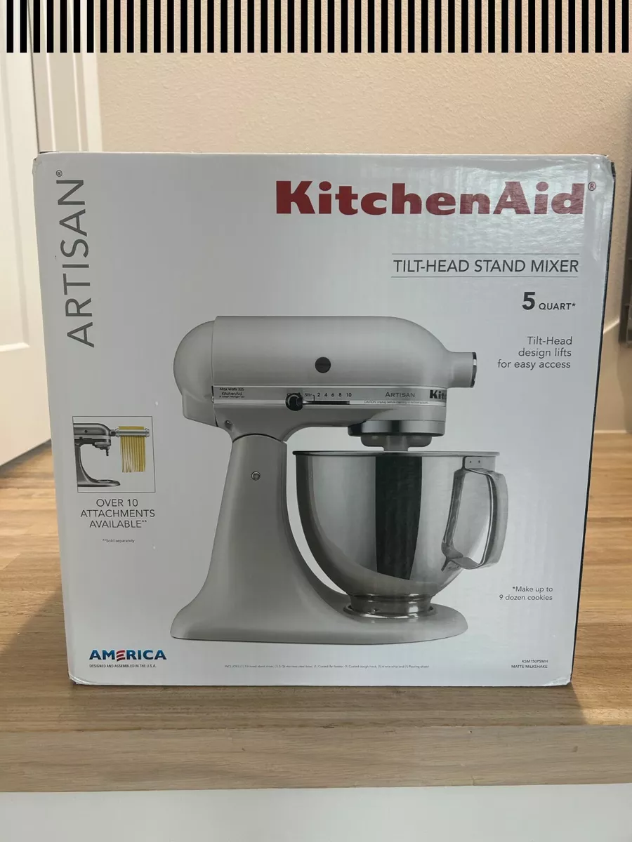 KitchenAid Artisan Series Matte Milkshake White 5-Quart Tilt-Head