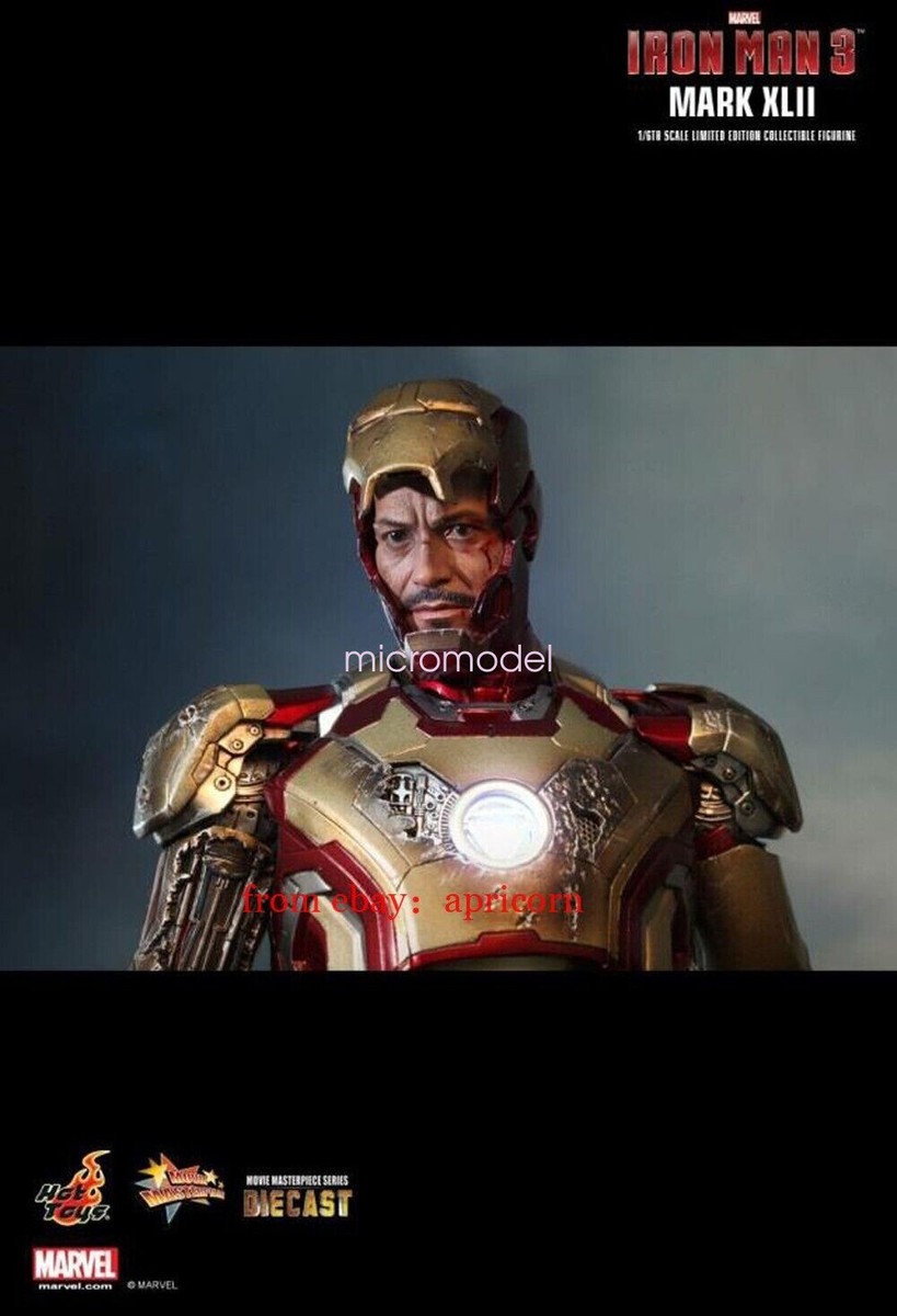 HotToys MMS197-D02 MK42 Iron Man 1/6 Collectible Action HotToys MMS197-D02 MK42 Iron Man 1/6 Collectible Action