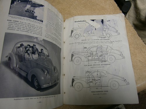 Studebaker 1938 Dealer Salesman Inside Facts Data Book All Models - Picture 10 of 12