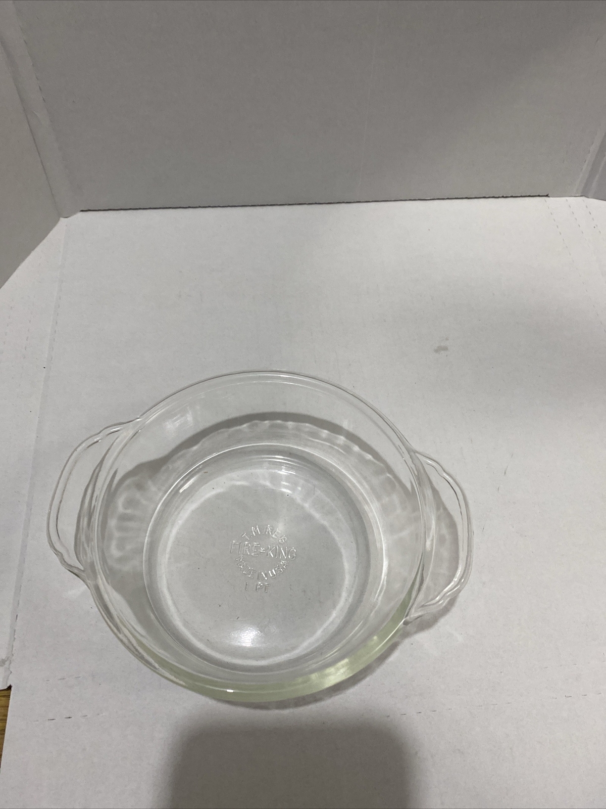 Vintage Fire King Clear Glass 5 1/2” Dish Made In USA eBay