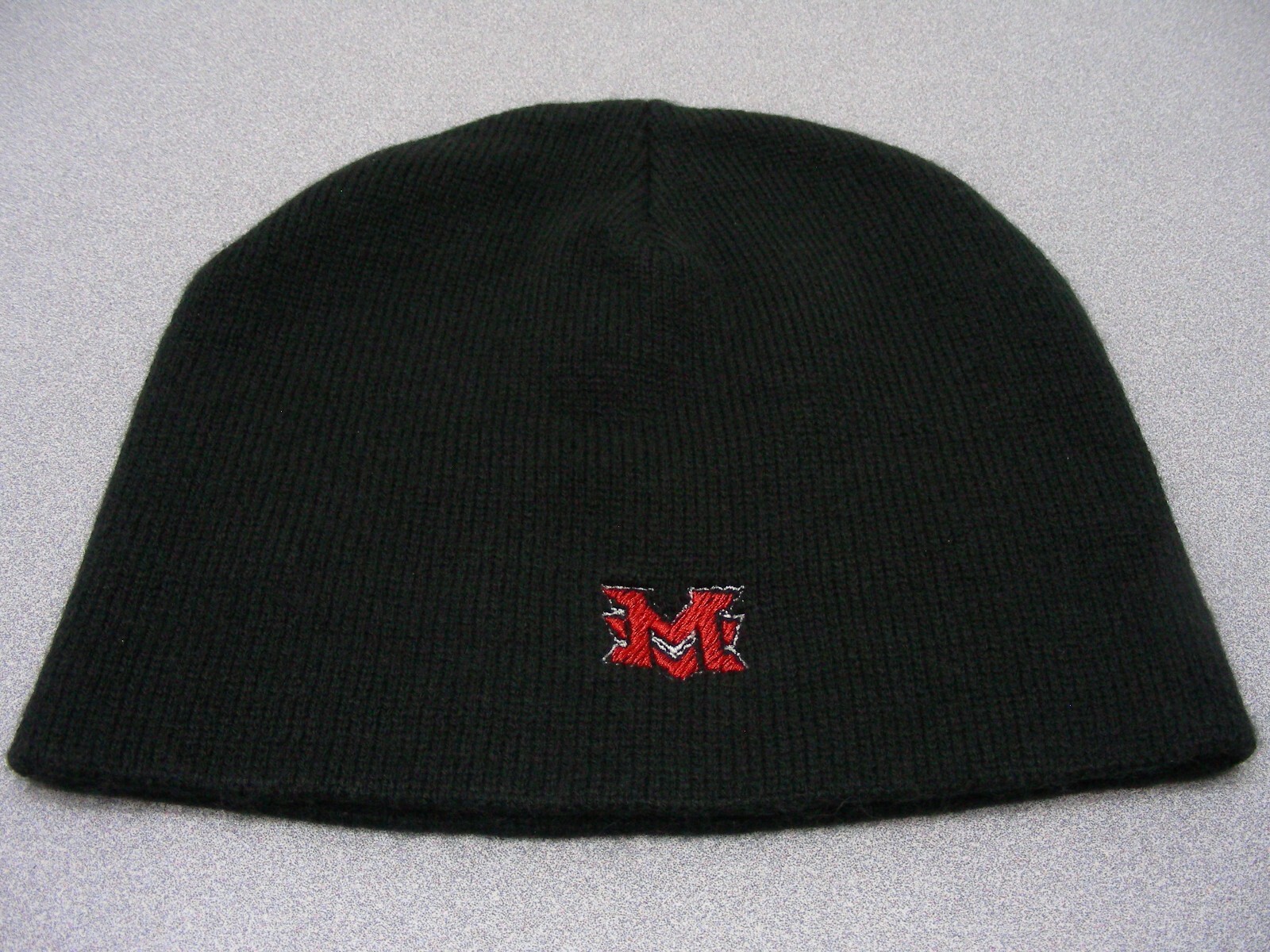 MV LOGO - Black - One Size Stocking Cap Beanie Hat