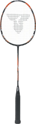 Badminton Beginner Graphite Racket Arrowspeed 399 Orange Black 89g