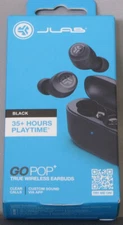 JLAB Go Air Pop wireless ear buds in black