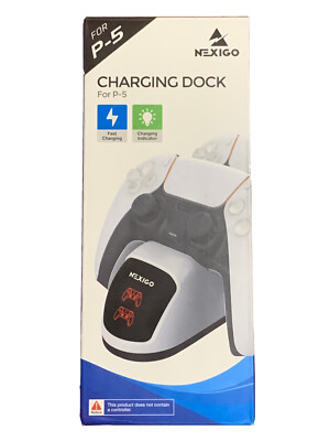 Nexigo Charging Dock for PS5 Charges Two Controllers
