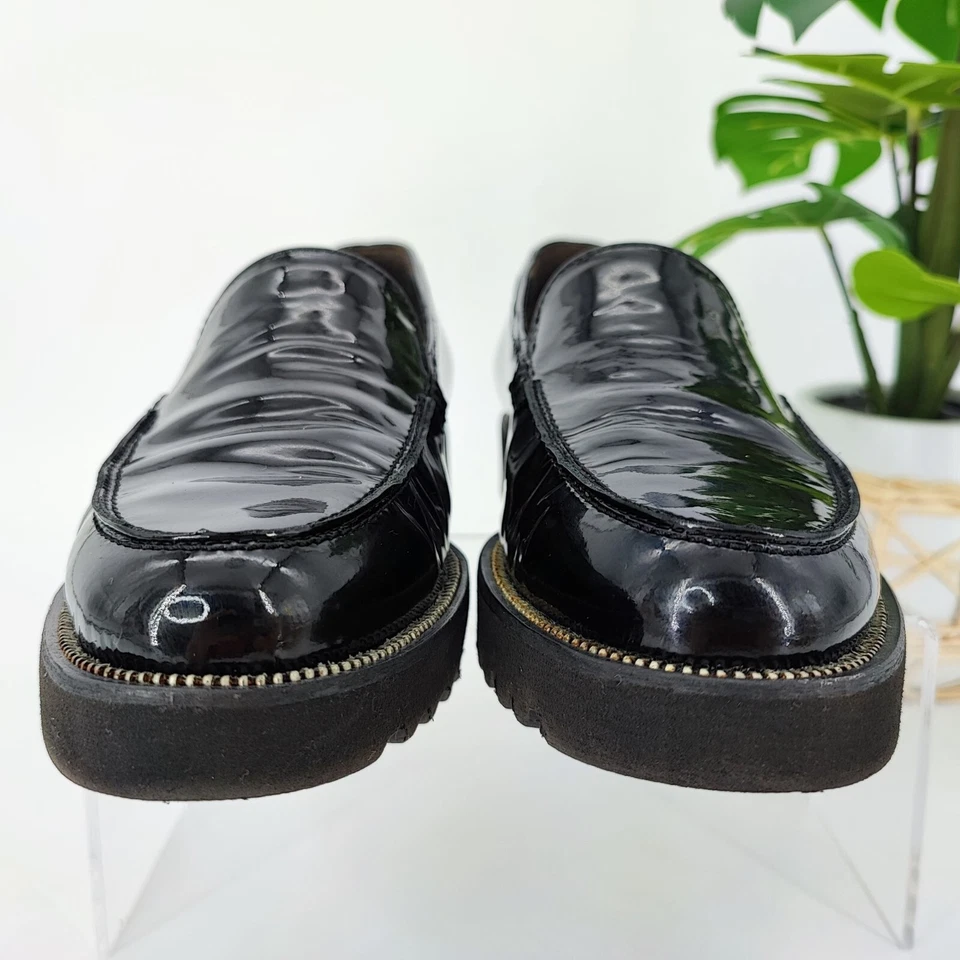 Mocasines para mujer Paul Green Ariana charol negro talla 6 EE. UU. Foto 2 de 4