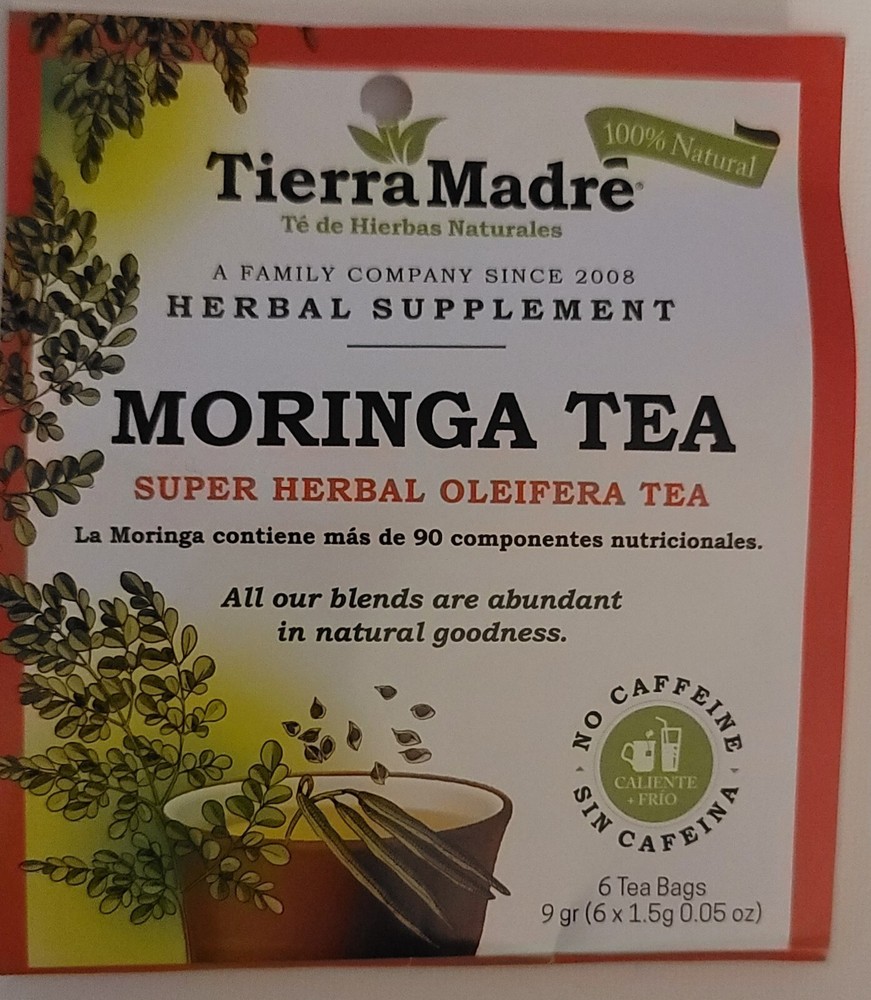 Tierra Madre ,Moringa Natural Herbal Tea Blend