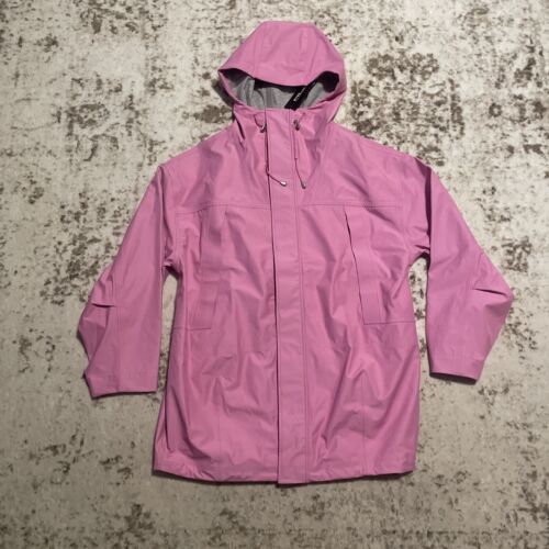 RLX Ralph Lauren Women's Pink Windbreaker Hoodie Coat Jacket M MSRP $398