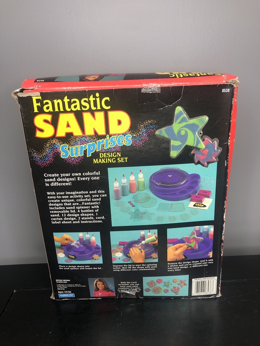 Hasbro Toy Fantastic Sand Surprises Design Making Set Vintage 1994