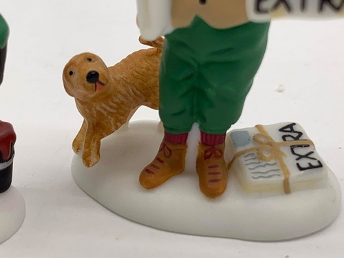 Dept 56 No.58966 Christmas City Professions House Painter And Newspaper Boy - Picture 5 of 11