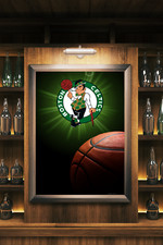 Boston Celtics Wall Art Print NBA Gift Man Cave POSTER CANVAS