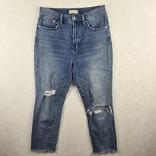 Madewell The Perfect Vintage Jean Blue Denim Size 29 Straight Leg