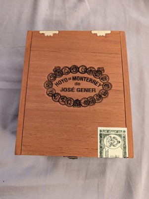 Hoyo de Monterrey de Jose Gener Cigar box