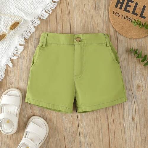 Toddler Baby Boy Outfit Print Button Down Shirt+Shorts Set 2 Pcs Summer Clothes - Picture 16 of 36