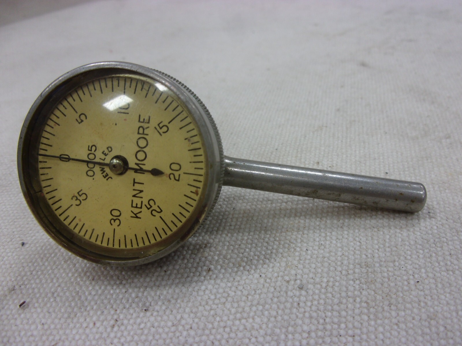 Vtg Kent Moore Dial Test Jeweled Indicator .0005 Machinist Mill Lathe