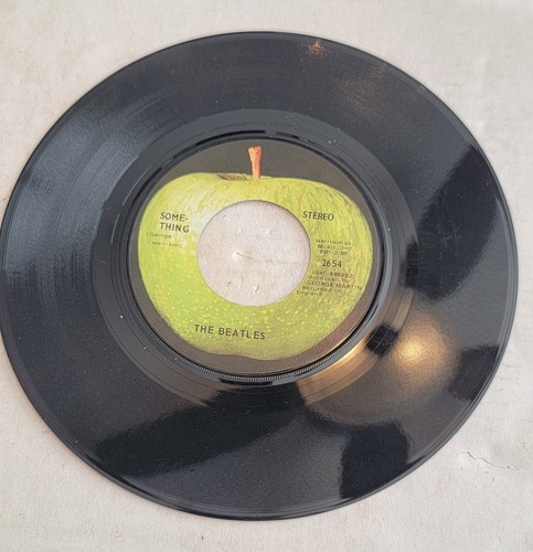 BEATLES 1969 SOMETHING / COME TOGETHER 1st Press Apple 45 2654 One Owner Vg - Foto 3 di 5