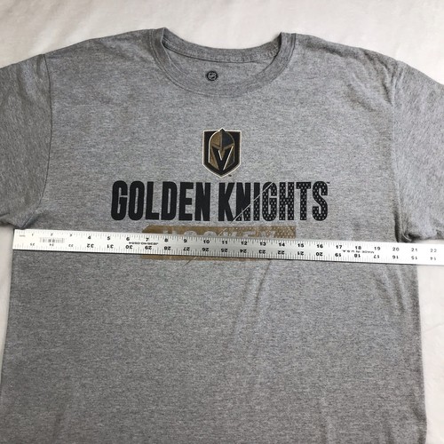 NHL Vegas Golden Knights graues kurzärmliges Herren T-Shirt - Größe L - Bild 4 von 9