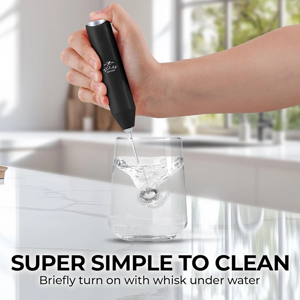 Milk Frother Handheld for Coffee Electric Hand Blender, Mini Drink Mixer Whisker