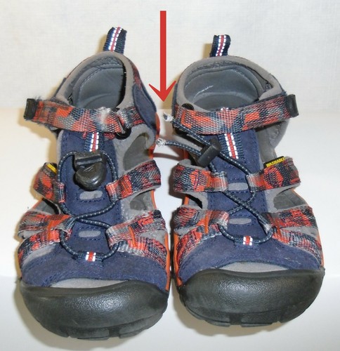 Keen Kid's 1019266 Seacamp II CNX Water Shoe Sandal Blue Orange US Size 13 - Picture 3 of 7
