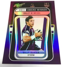 2012 NRL DYNASTY CARD AWARD WINNERS CHASE CARD AW1-BILLY SLATER-STORM