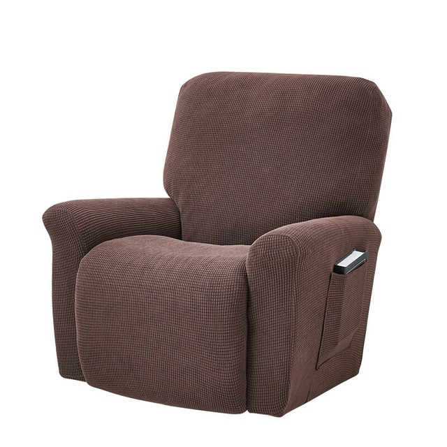 Jersey Stretch Furniture Cover Slipcover Yellow Recliner Chair eBay