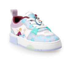 Disney Frozen Elsa Tennis Shoes Sneakers 5 6 7 8 Toddler Girls Anna Olaf Court