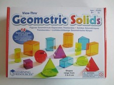 Learning Resources View-Thru Geometric Solids