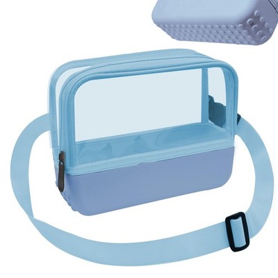 Clear Bag for Stadium Events - Fanny Pack for Bogg Bag, EVA Rubber Waterproof...