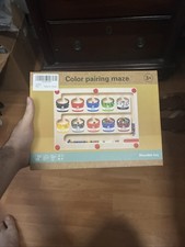 Magnetic Color and Number Maze - Wooden Magne...