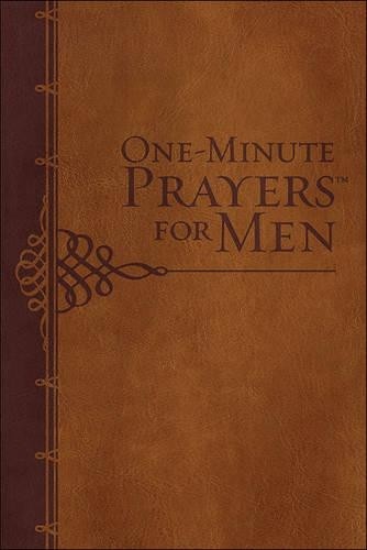 One-Minute Prayers for Men - Leather Bound Milano Softone Edition