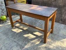Antique Old School Table Would Suit Kitchen Island Or Similar Project