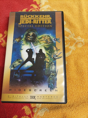 vhs starwars rückkehr der jedi-ritter große box fox mark hamill harrison ford 