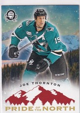 18/19 OPC COAST TO COAST JOE THORNTON PRIDE OF THE NORTH INSERT #16