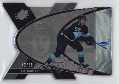 2023-24 SPx Holograph Rookies 32/99 Tye Kartye #HGR-TK Auto RC q2c