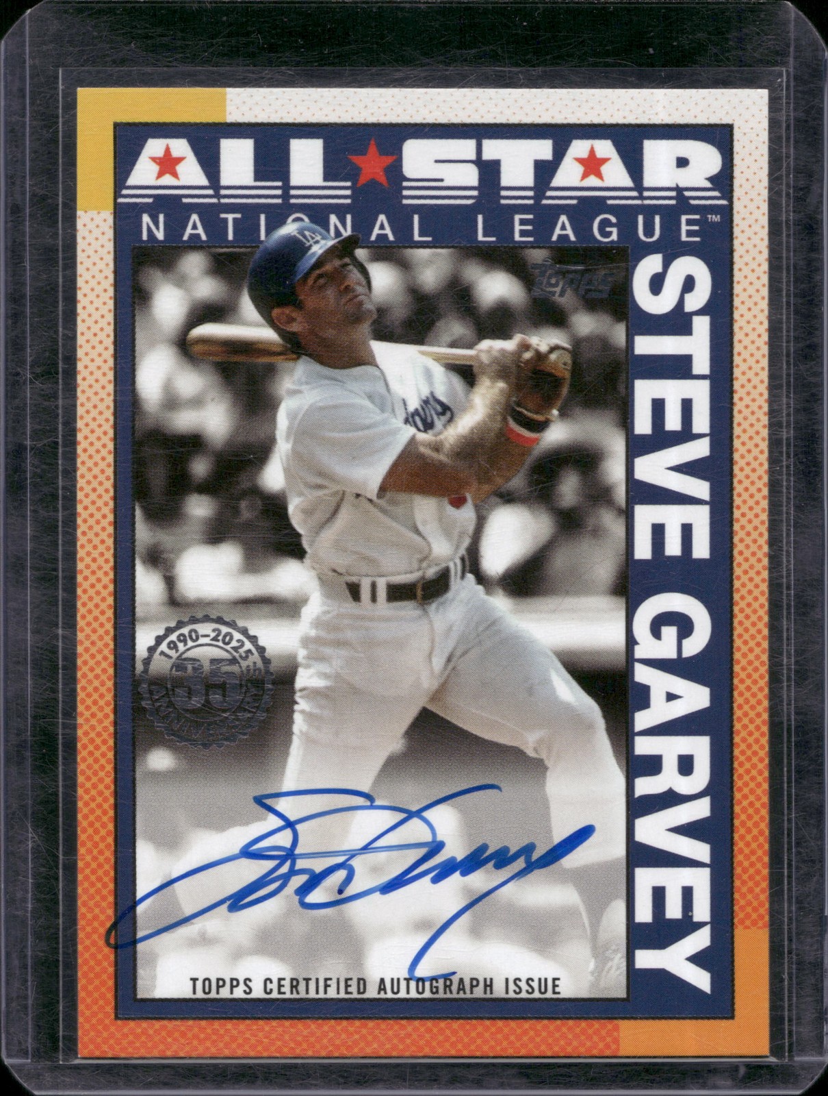 2025 Topps Update #90AS-SG Steve Garvey 1990 35th Anniversary All-Star Auto