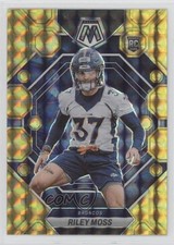 2023 Panini Mosaic Rookies Reactive Yellow Mosaic Prizm Riley Moss #358 0o3x