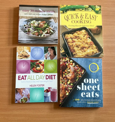 FOUR BOOK COOKING BUNDLE - BARGIN