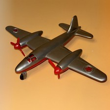1946 Hubley Kiddie Toy Plastic Airplane Martin B‑26 Marauder Made in USA WWII