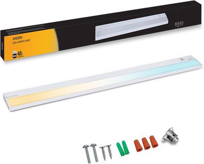 Hardwired under Cabinet Lighting, 24In 18W LED Light for Kitchen/Closet, 1237Lm,