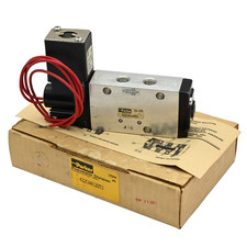 Parker 422CA012D53 Pneumatic Solenoid Valve 35-150PSIG 110-120V 6.3W