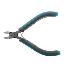 The Beadsmith Simply Modern Side Cutter, 4.5 Gray and Blue